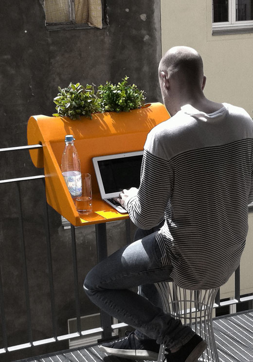 A) a Balcony and B) a Balcony Desk